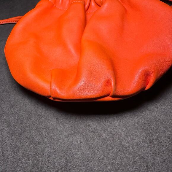 Clare V Emma Drawstring Bucket Bag - Orange - Picture 5 of 7